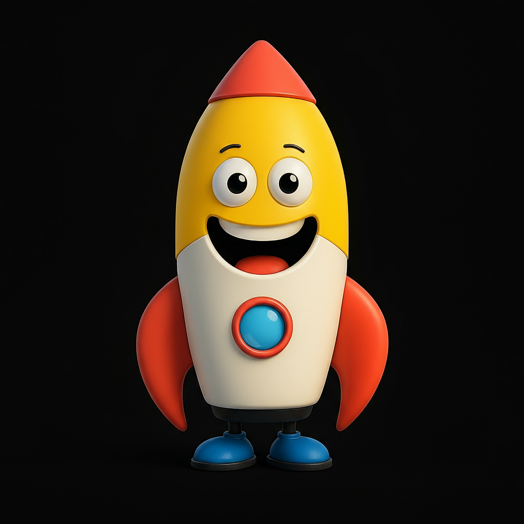 Lil'meme mascot floating in the Meme Galaxy